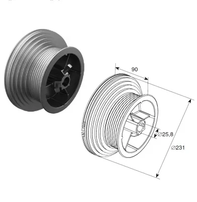DoorHan 11007 Барабан (OMI 120 HL)