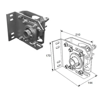 DoorHan 25549R Устройство защиты от разрыва правой пружины на вал 1.25"