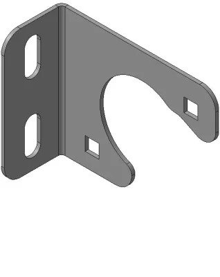 DoorHan Y103 Внутренний опорный кронштейн для притолоки 135