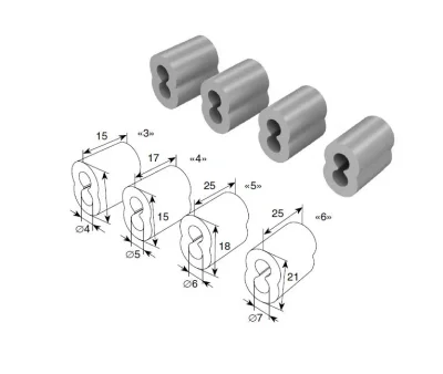 DoorHan 25101 Втулка для троса (диаметр троса 3 мм)
