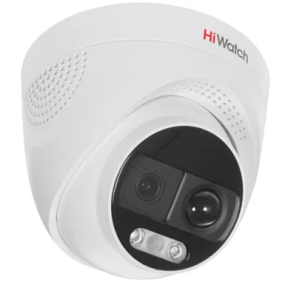 HiWatch DS-T213X Купольная HD-TVI видеокамера с PIR-датчиком и EXIR подсветкой до 20м (3.6 мм)