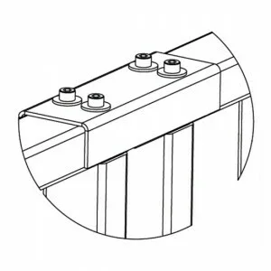 PERCo RF01 0-05 Накладка верхняя для стыковки секций ограждений