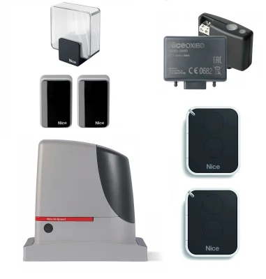 NICE RUN1200HSBDKCE Комплект привода для откатных ворот