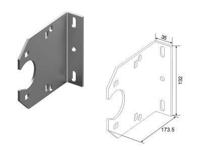 DoorHan SPV51544M Кронштейн подшипника