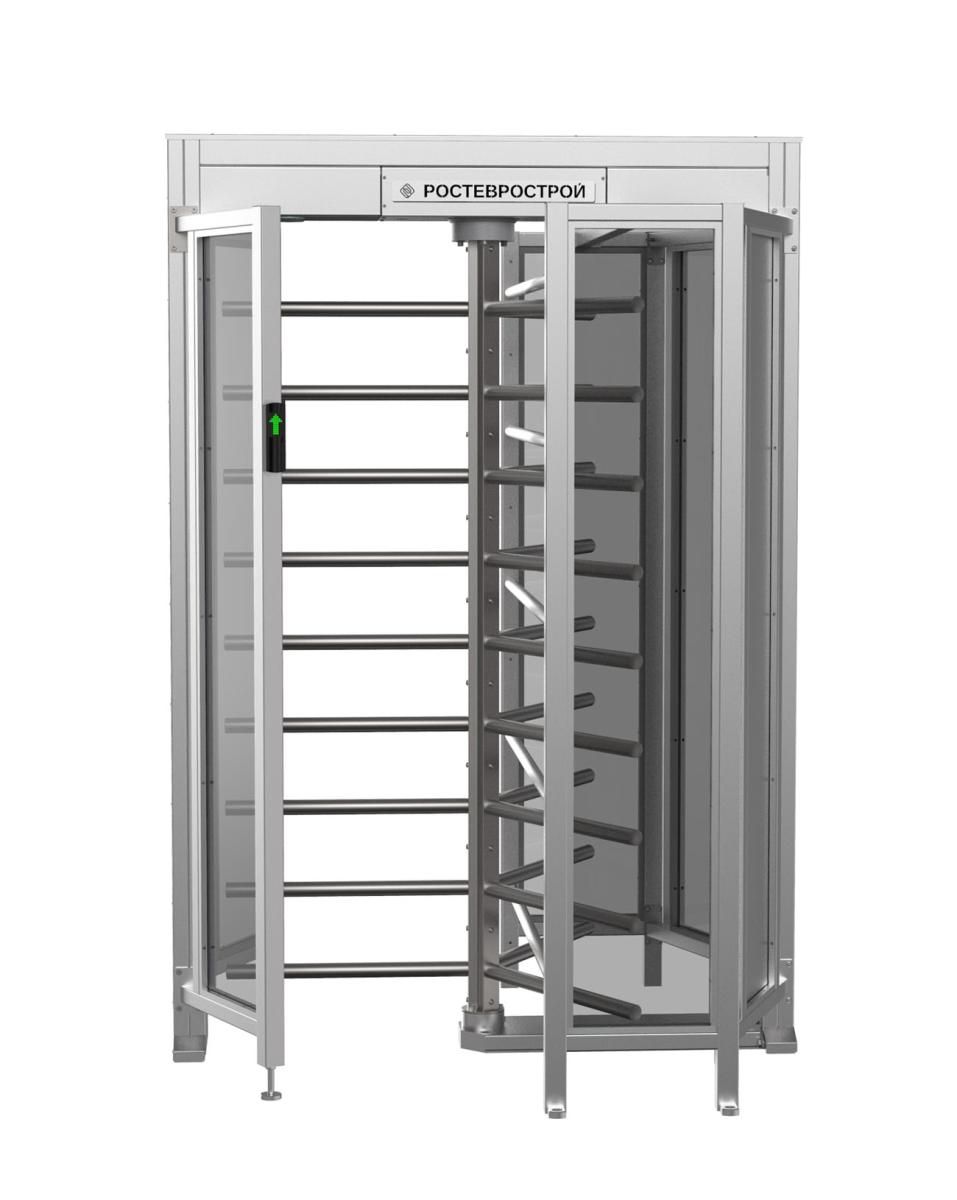 Ростов-Дон ПР1С/3М2 уличный полноростовой роторный турникет нержавеющая сталь