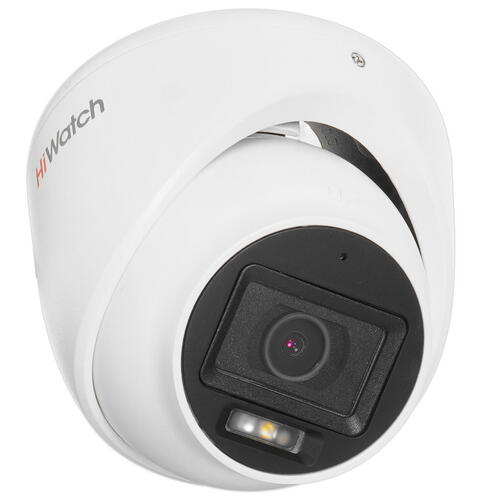 HiWatch DS-T203A(B) 2Мп купольная HD-TVI камера с гибридной подсветкой EXIR/LED до 30/20м (3.6 мм)