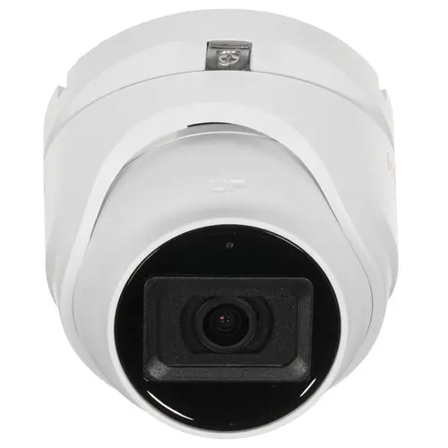 HiWatch DS-T203A Купольная HD-TVI видеокамера 2 Мп с EXIR-подсветкой до 30 м и микрофоном (6 мм)