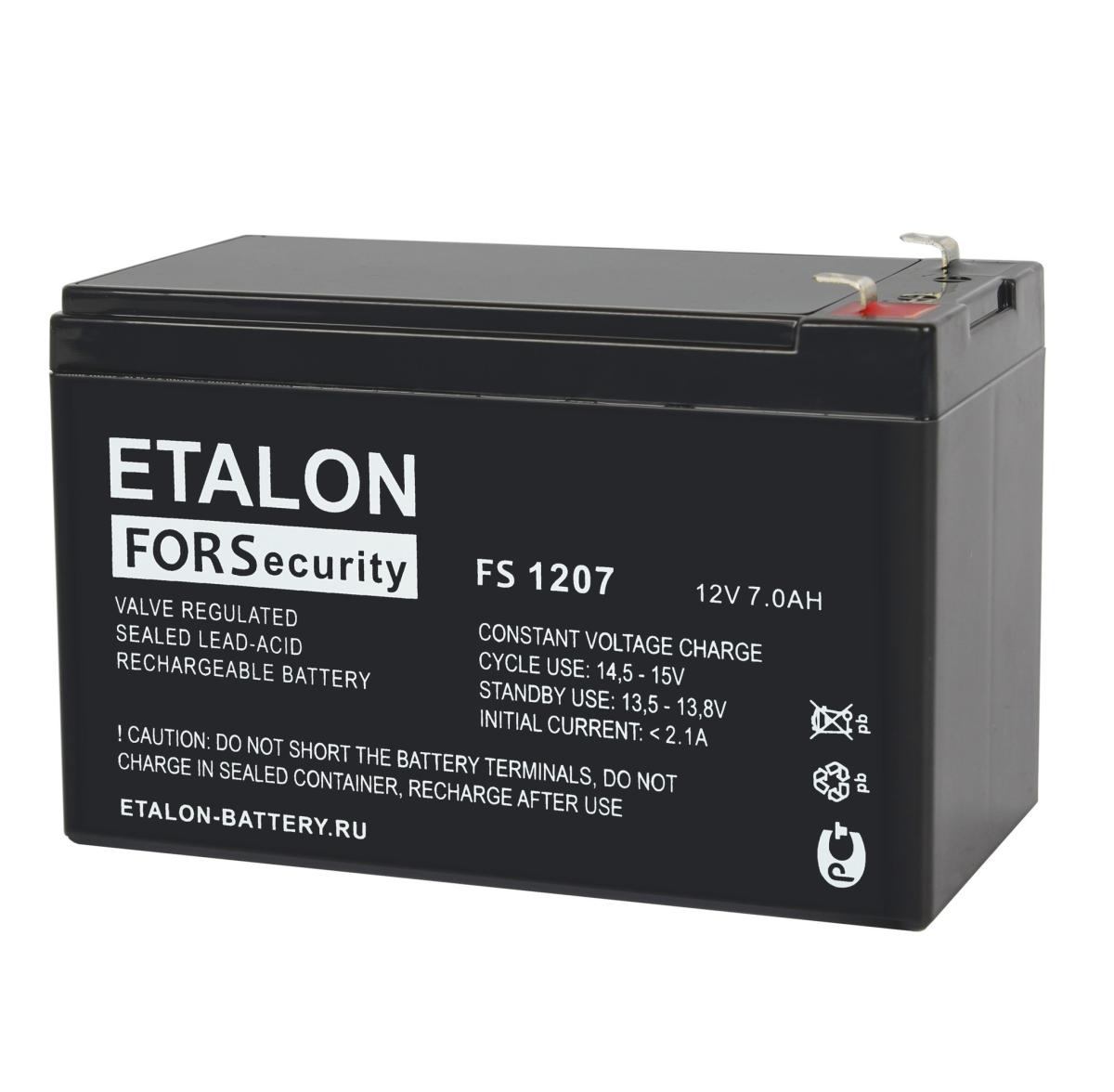 ETALON FORS 1207 Аккумулятор герметичный свинцово-кислотный