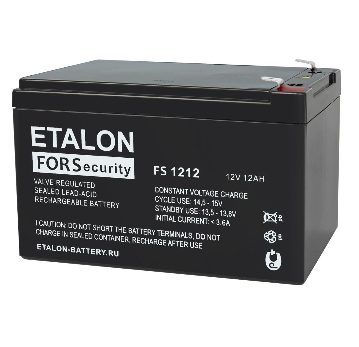  ETALON FORS 1212 Аккумулятор герметичный свинцово-кислотный
