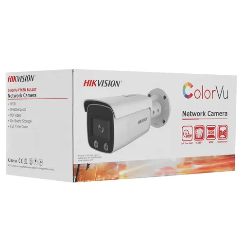 Hikvision DS-2CD2T27G2-L цилиндрическая IP-камера с фиксированным объективом