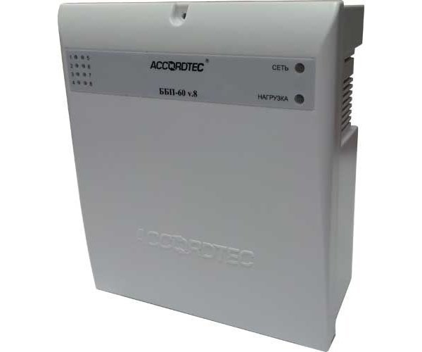 AccordTec ББП-60 v.8 исп. 1 ИБП 12 В, выходной ток 3А навесной