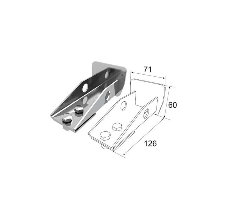 DoorHan DHPN-71 Коробка комплектации для балки 71х60х3,5