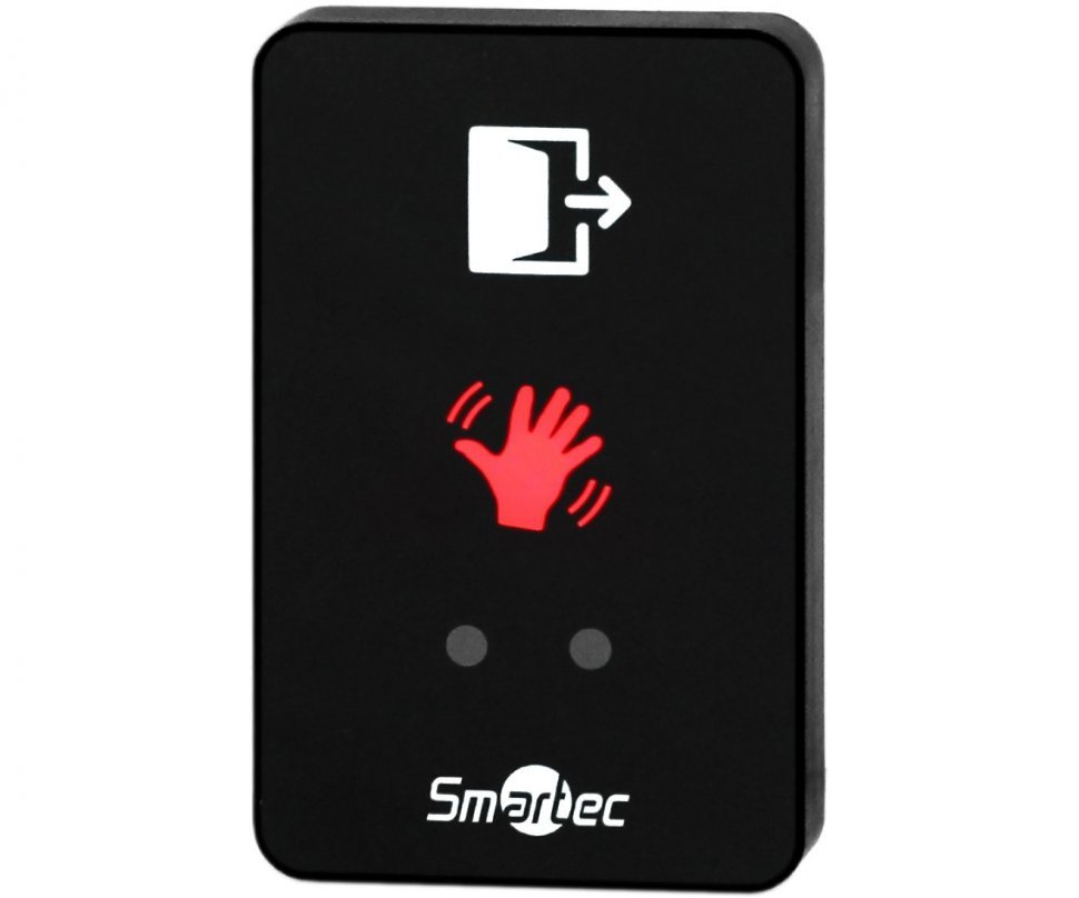 Smartec ST-EX310L-BK ИК-бесконтактная кнопка выхода накладная