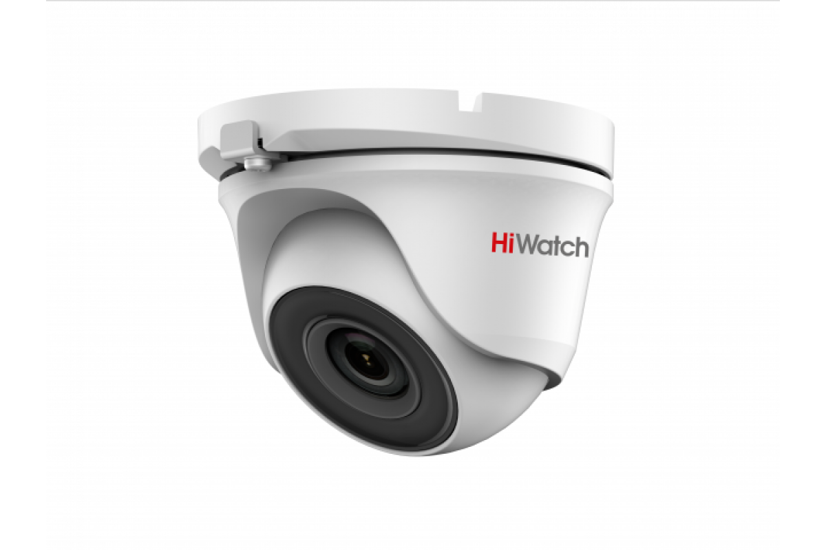 HiWatch DS-T203(B) 2Мп купольная HD-TVI камера с EXIR-подсветкой до 20м (2.8 мм)