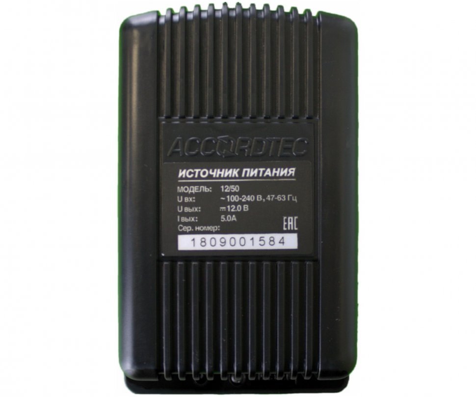 AccordTec AT-12/50 блок питания 12 В, выходной ток 5А навесной