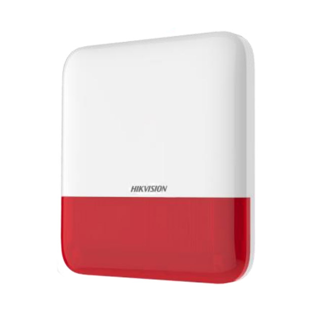 Hikvision DS-PS1-E-WE Red Indicator Оповещатель свето-звуковой радиоканальный уличный