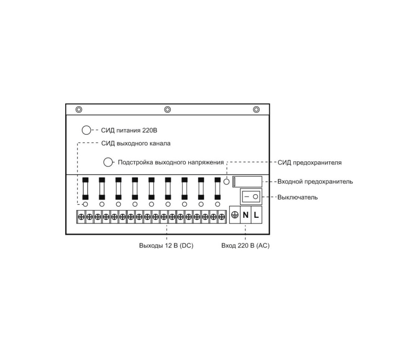 Smartec ST-PS110DML-BK Блок бесперебойного питания 12 В / 10А