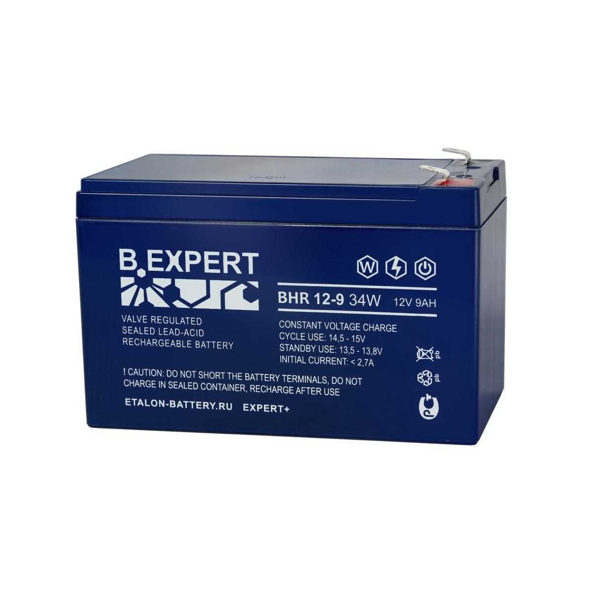EXPERT BHR 12-9 34W Аккумулятор герметичный свинцово-кислотный