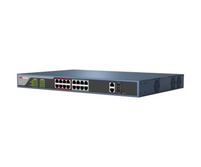 HikVision DS-3E0318P-E B 16 портовый коммутатор c PoE