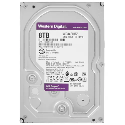 Western Digital WD84PURZ Жесткий диск 8ТБ