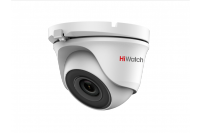 HiWatch DS-T203(B) 2Мп купольная HD-TVI камера с EXIR-подсветкой до 20м (3.6 мм)