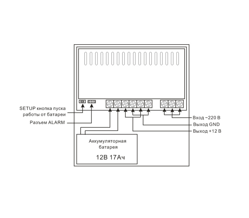 Smartec ST-PS110F-BK Блок бесперебойного питания 12 В / 10А