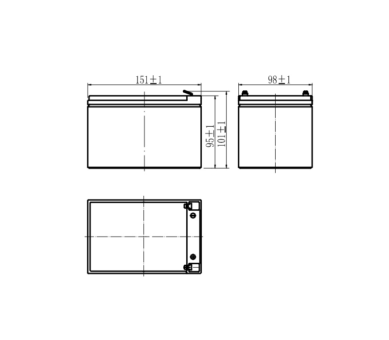 DELTA DT 1212 аккумулятор 12 В, 12Ач