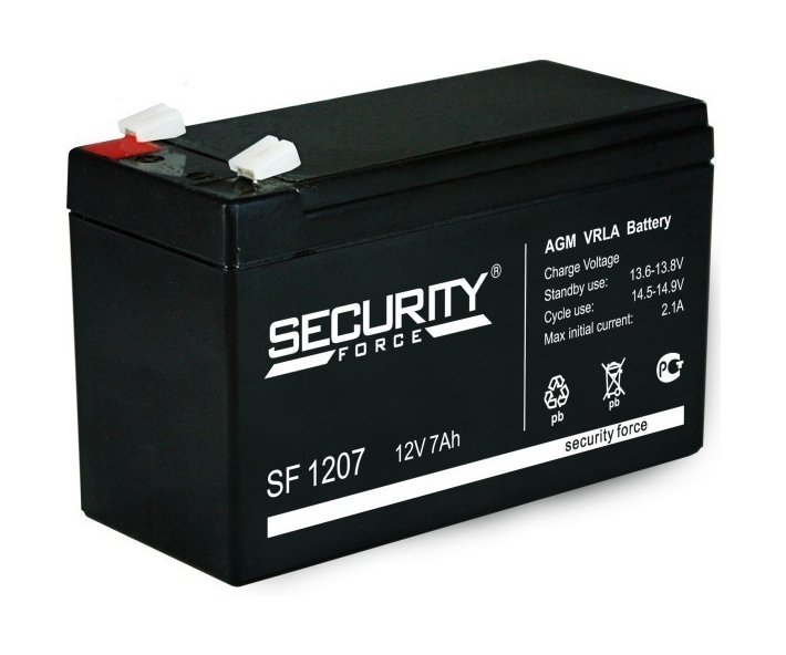 Security Force SF 1207 аккумулятор 12 В, 7Ач