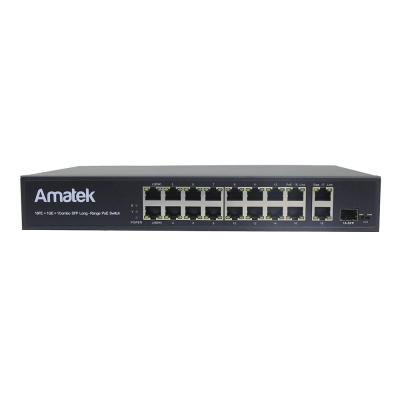 Amatek AN-S18P16-200 18-портовый 100/1000 Мбит/с коммутатор с HiPoE