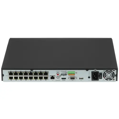 HiWatch DS-N316/2P(D) 16-ти канальный IP-регистратор c 16-ю PoE интерфейсами