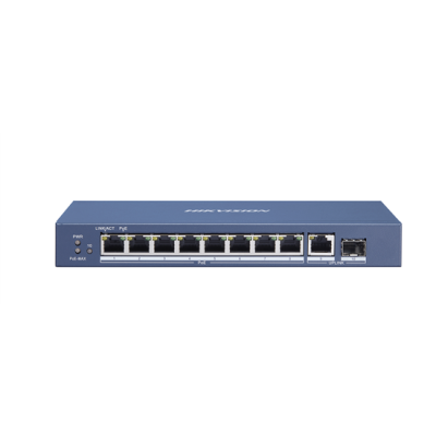 HikVision DS-3E0510P-E/M 8 портовый коммутатор c PoE