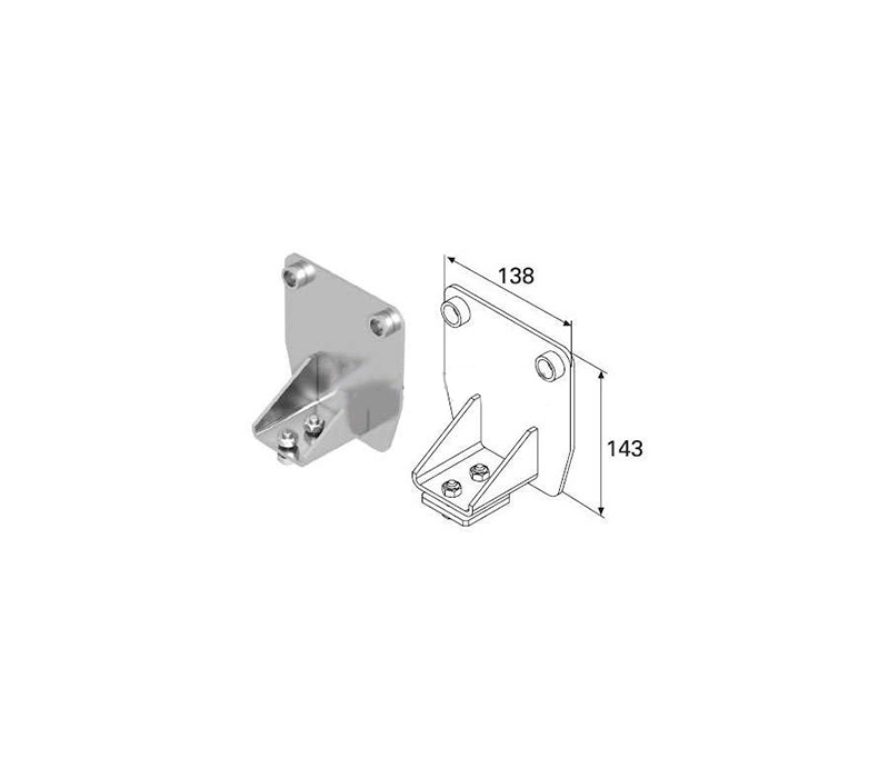 DoorHan DHSK-138 Коробка комплектации для балки 138х144х6