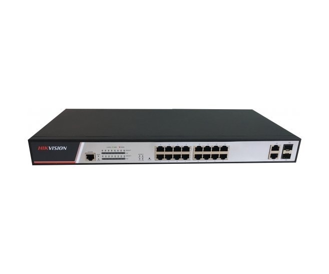 HikVision DS-3E2318P 16 портовый коммутатор c PoE