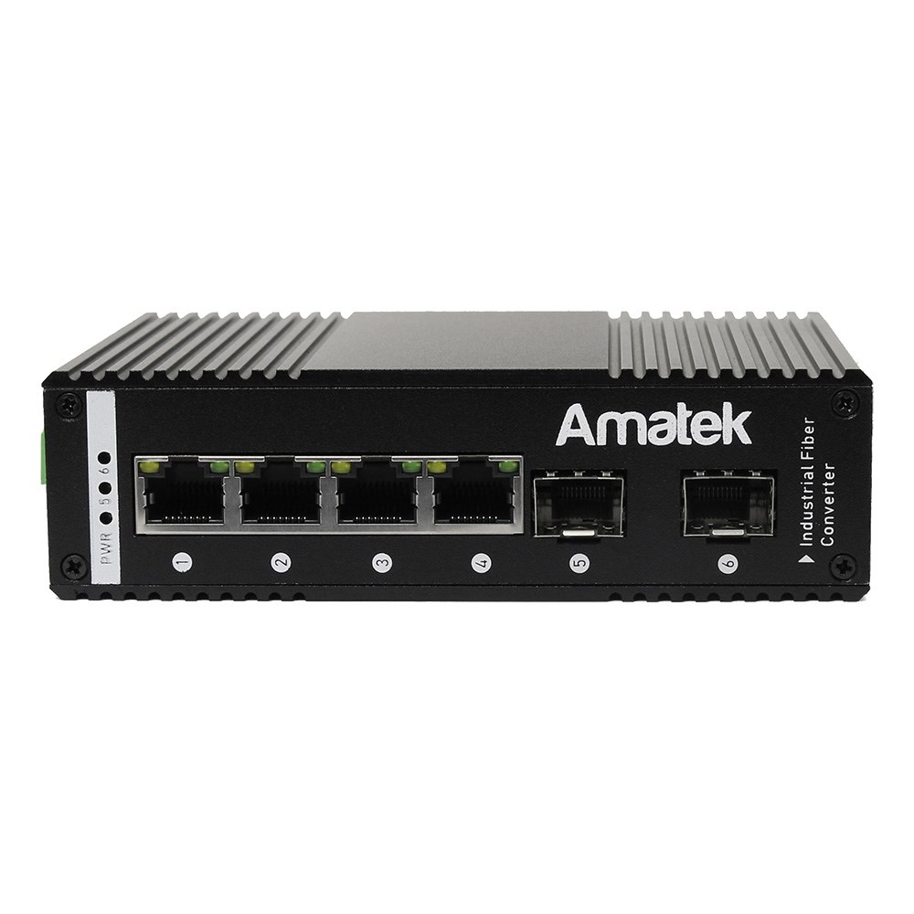 Amatek AN-SXG6P4A 6-портовый гигабитный L2 коммутатор с PoE