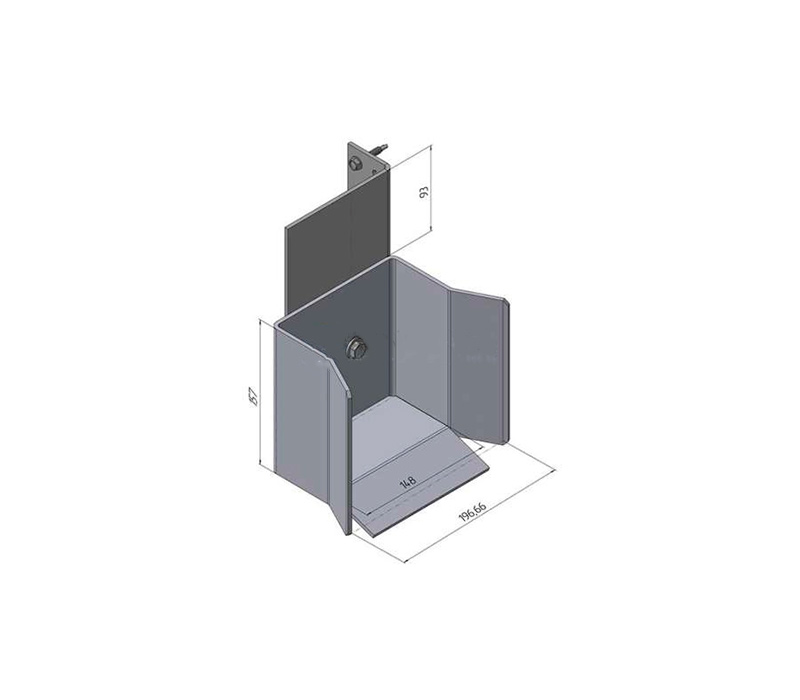 DoorHan DHSK-138 Коробка комплектации для балки 138х144х6