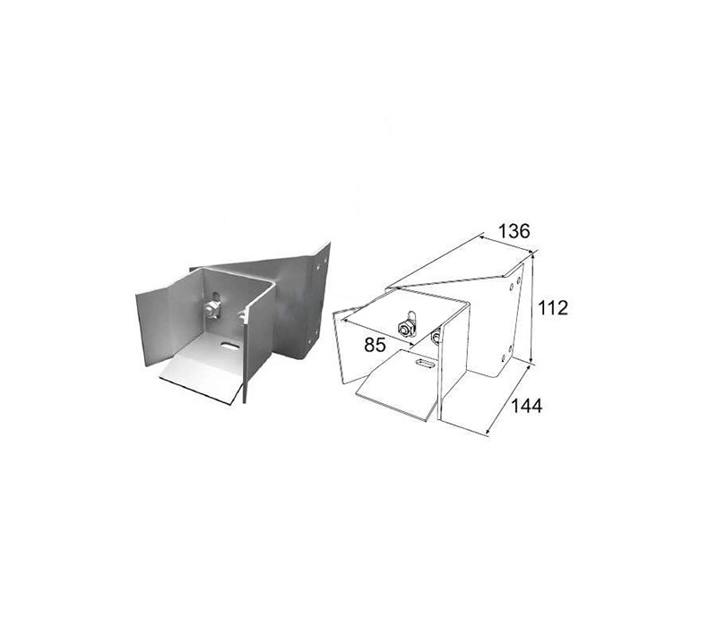 DoorHan DHPN-71 Коробка комплектации для балки 71х60х3,5