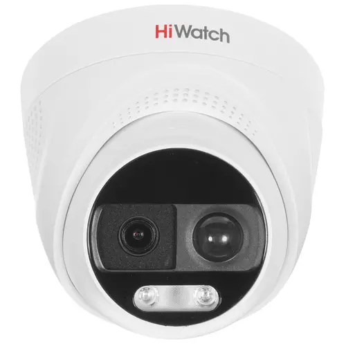 HiWatch DS-T213X Купольная HD-TVI видеокамера с PIR-датчиком и EXIR подсветкой до 20м (3.6 мм)