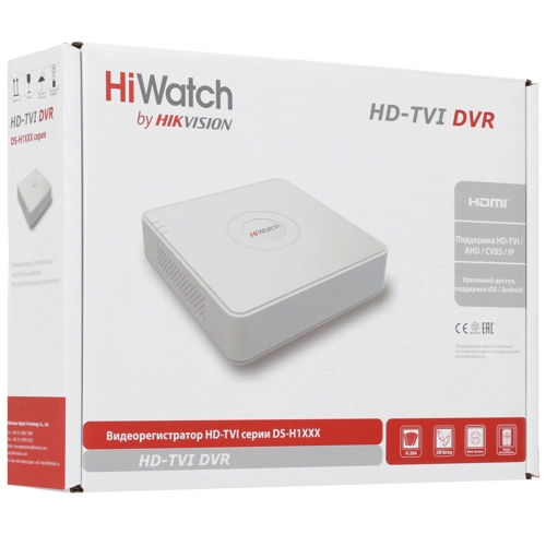 DS-H216QA(B) 16-ти канальный гибридный HD-TVI регистратор c технологией AoC