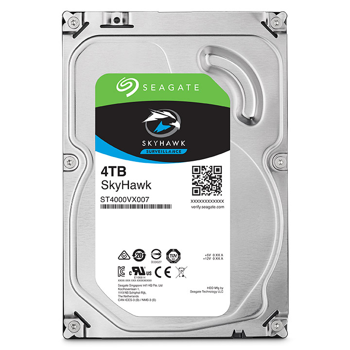 Seagate ST4000VX007 4 ТБ жесткий диск серии SkyHawk для систем видеонаблюдения