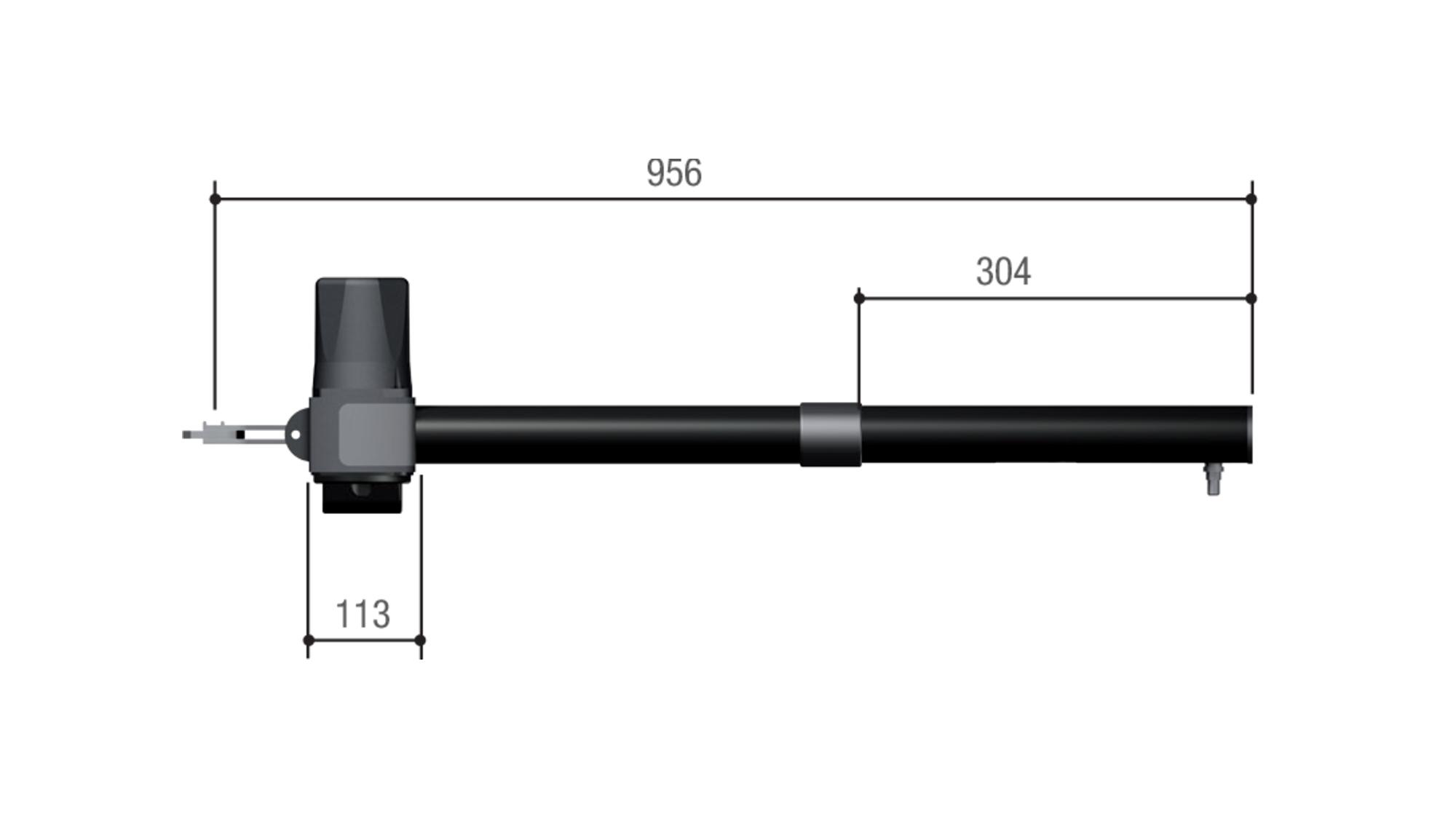 CAME KR310D правый линейный привод для распашных ворот