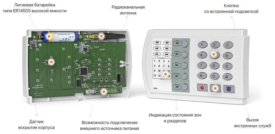 RKB1 Клавиатура беспроводная радиоканальная