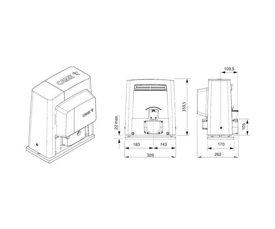 CAME BKS12AGS GSM CONNECT