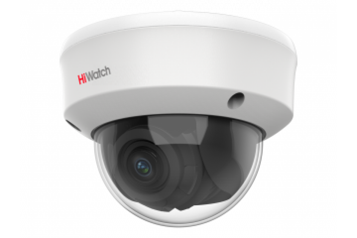 HiWatch DS-T207(С) 2Мп купольная HD-TVI камера с EXIR-подсветкой до 40м (2.7-13.5 mm)