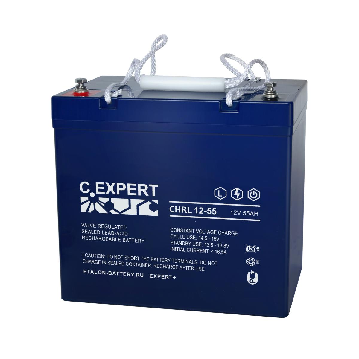 EXPERT CHRL 12-55 Аккумулятор герметичный свинцово-кислотный