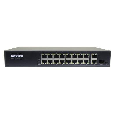 Amatek AN-S18P16-300 18-портовый 100/1000 Мбит/с коммутатор с PoE