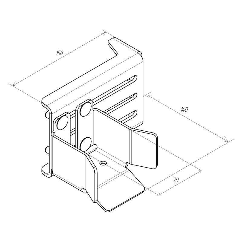 DoorHan DHSK-60 Коробка комплектации для балки 60х55х3