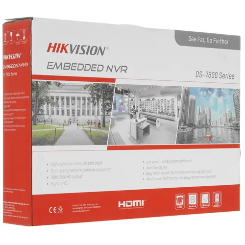 Hikvision DS-7604NXI-K1/4P(B) 4-х канальный IP-видеорегистратор