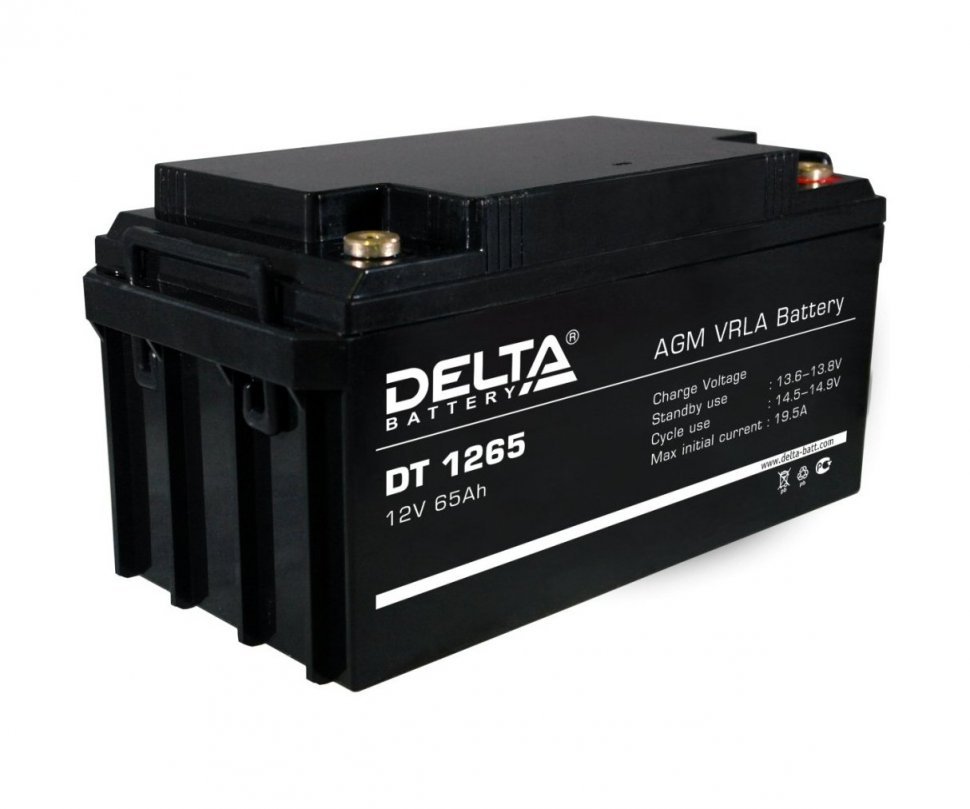 DELTA DT 1265 аккумулятор 12 В, 65Ач