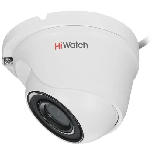 HiWatch DS-T203A(B) 2Мп купольная HD-TVI камера с гибридной подсветкой EXIR/LED до 30/20м (3.6 мм)
