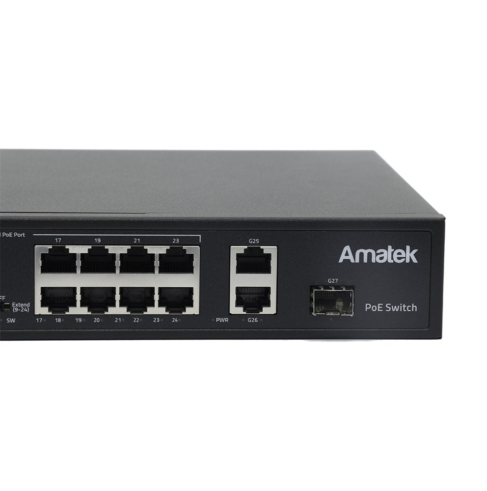 Amatek AN-S26P24 27-портовый 100/1000 Мбит/с коммутатор с PoE+